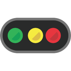 Horizontal Traffic Light Emoji Skype