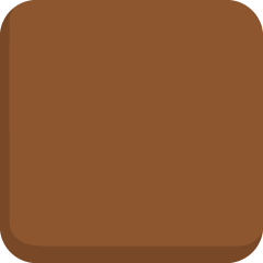 Large Brown Square Emoji Skype