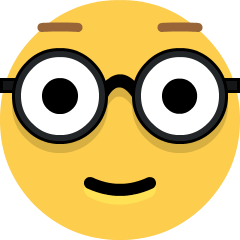 Nerd Face Emoji Skype