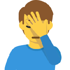 Man Facepalming Emoji Skype