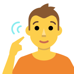 Deaf Person Emoji Skype