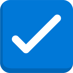 Check Box With Check Emoji Skype