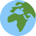 Globe Showing Europe Africa Emoji Twitter