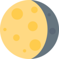 Waning Gibbous Moon Emoji Twitter