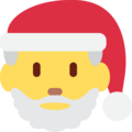 Santa Claus Emoji Twitter