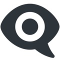 Eye In Speech Bubble Emoji Twitter