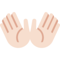 Open Hands Emoji Twitter