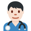 Man Health Worker Emoji Twitter