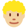Man Curly Hair Emoji Twitter
