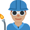 Man Factory Worker Emoji Twitter