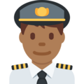 Man Pilot Emoji Twitter