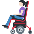 Woman In Motorized Wheelchair Emoji Twitter