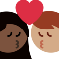 Kiss Woman Man Emoji Twitter