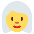 Woman White Hair Emoji Twitter