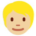 Person Blond Hair Emoji Twitter
