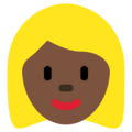 Woman Blond Hair Emoji Twitter