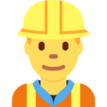 Man Construction Worker Emoji Twitter