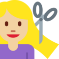 Woman Getting Haircut Emoji Twitter