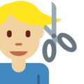 Man Getting Haircut Emoji Twitter