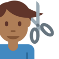 Man Getting Haircut Emoji Twitter