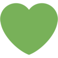 Green Heart Emoji Twitter
