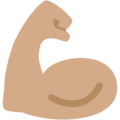 Flexed Biceps Emoji Twitter