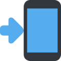 Mobile Phone With Arrow Emoji Twitter