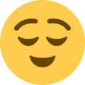 Relieved Face Emoji Twitter