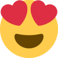 Smiling Face With Heart Eyes Emoji Twitter