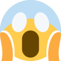 Face Screaming In Fear Emoji Twitter