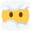 Face In Clouds Emoji Twitter
