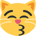 Kissing Cat Emoji Twitter