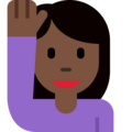 Woman Raising Hand Emoji Twitter