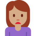 Woman Frowning Emoji Twitter