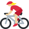 Woman Biking Emoji Twitter
