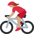 Woman Biking Emoji Twitter