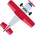 Small Airplane Emoji Twitter