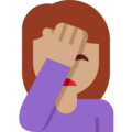 Woman Facepalming Emoji Twitter