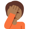 Person Facepalming Emoji Twitter