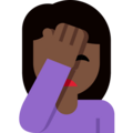 Woman Facepalming Emoji Twitter