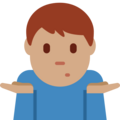 Man Shrugging Emoji Twitter