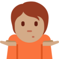 Person Shrugging Emoji Twitter
