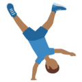 Man Cartwheeling Emoji Twitter