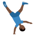 Man Cartwheeling Emoji Twitter
