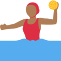 Woman Playing Water Polo Emoji Twitter