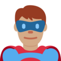 Man Superhero Emoji Twitter
