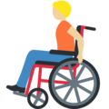 Person In Manual Wheelchair Emoji Twitter