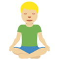 Man In Lotus Position Emoji Twitter