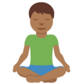 Man In Lotus Position Emoji Twitter
