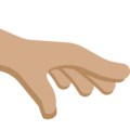 Palm Down Hand Emoji Twitter